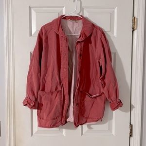L.L. Bean Red Denim Jacket